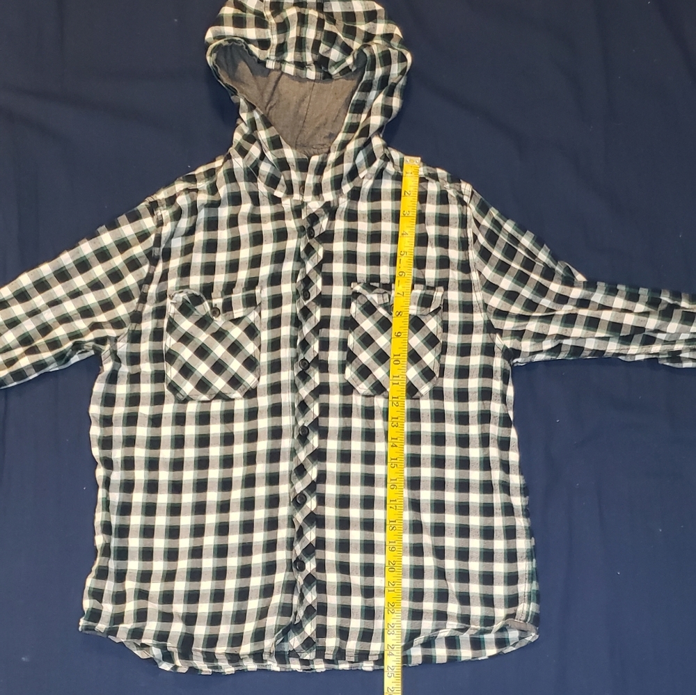 Hooded Button Up - Picture 3 of 4